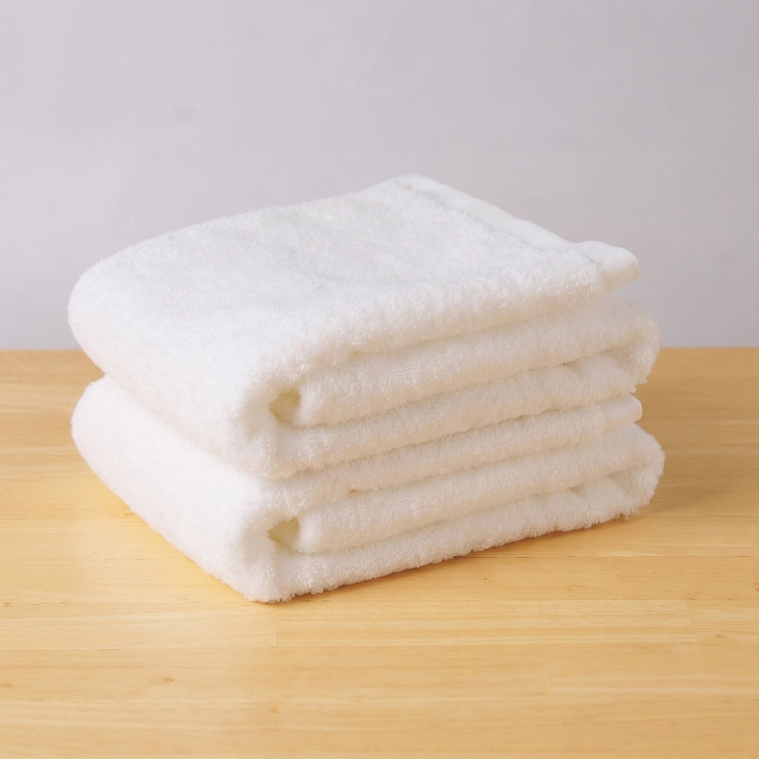 [セットでお得]　factory towel　フェイスタオル同色2枚セット
