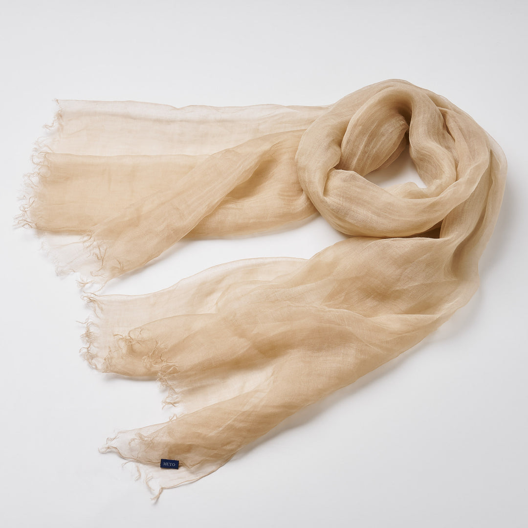 麻100％　大判ストール　R500 plain stole　