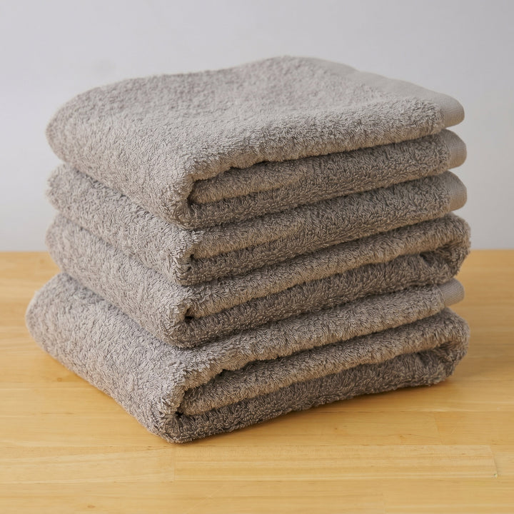 [セットでお得]　factory towel フェイスタオル同色4枚セット
