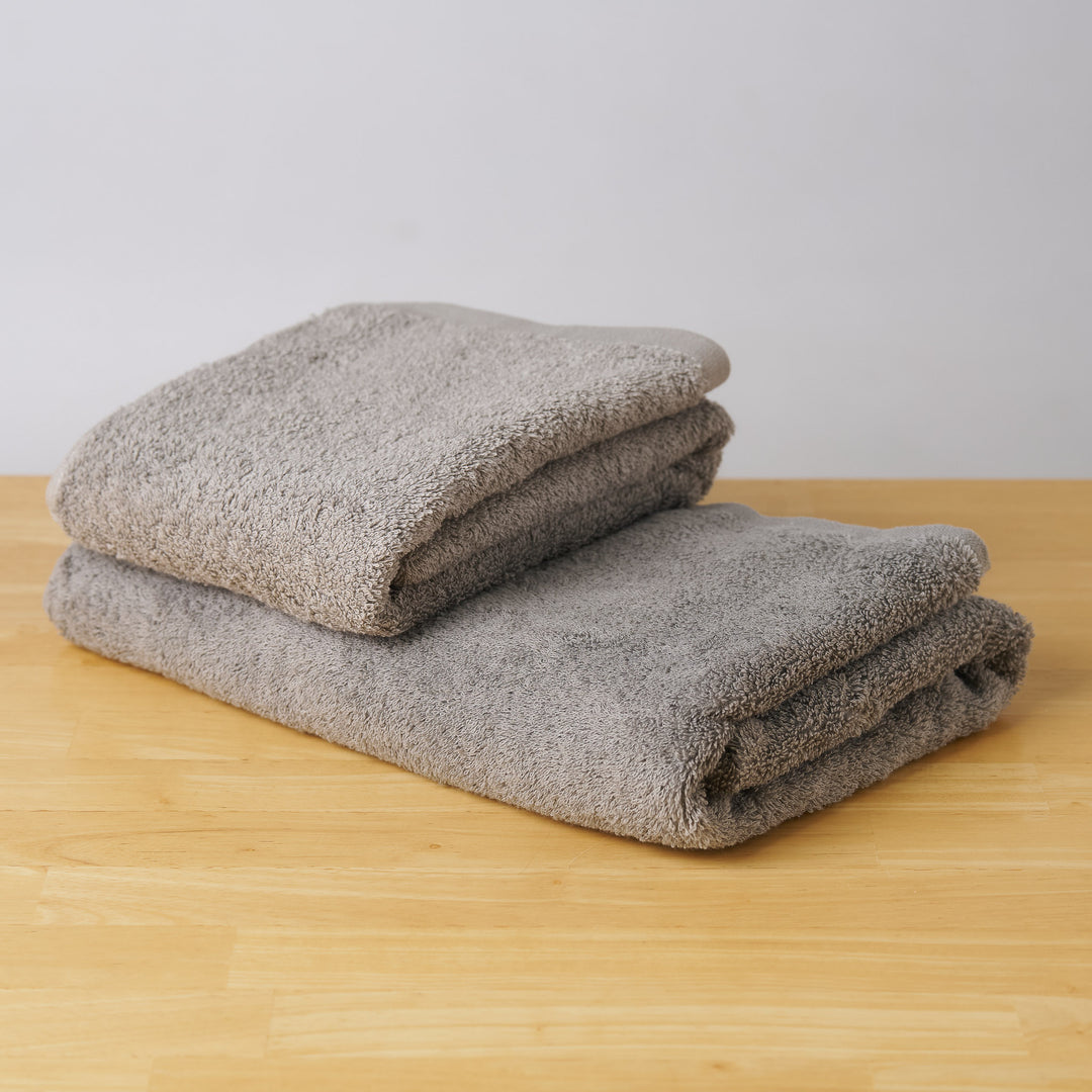 [セットでお得]　factory towel　バス&amp;フェイス同色セット