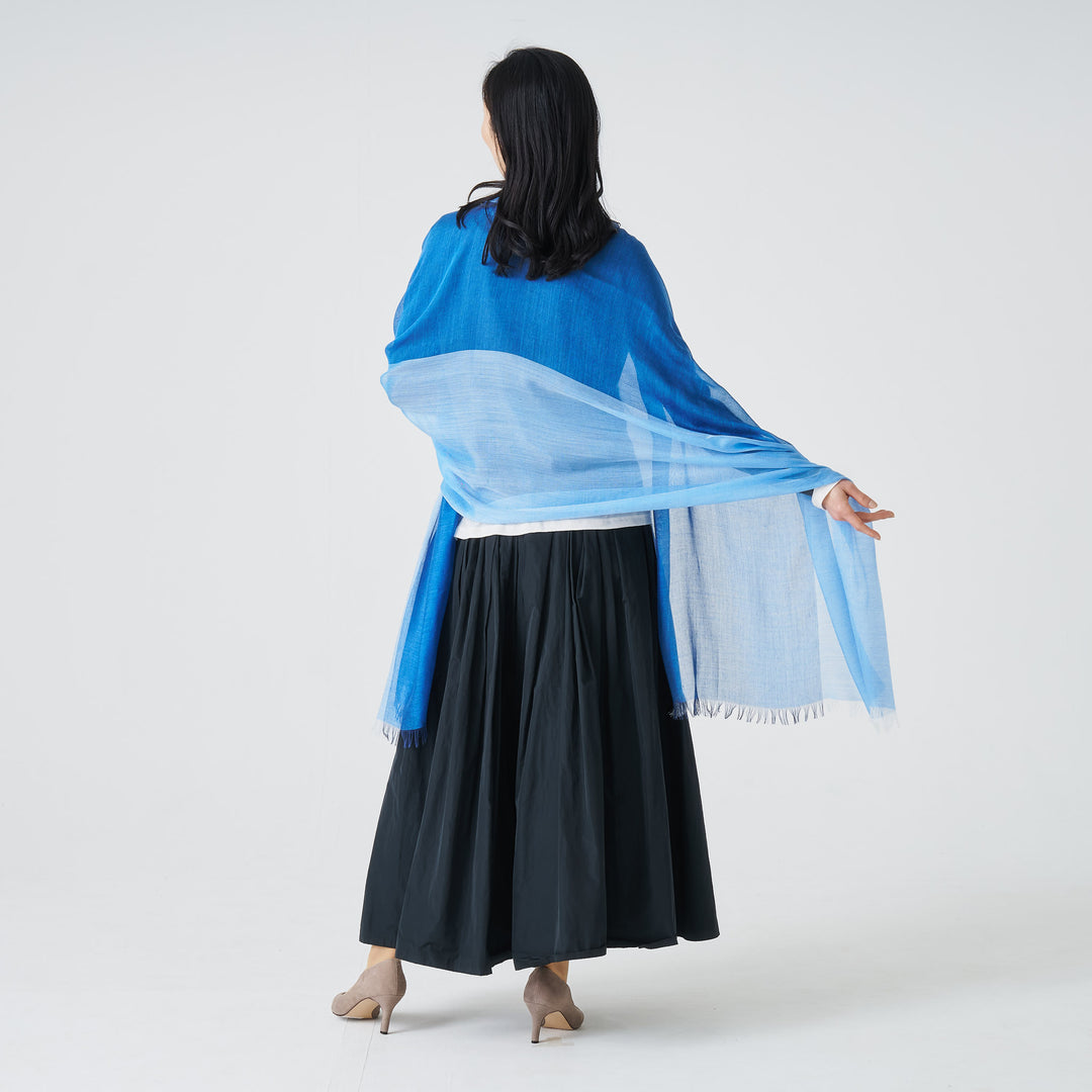 シルクカシミヤ　ラメストール　Stardust stole