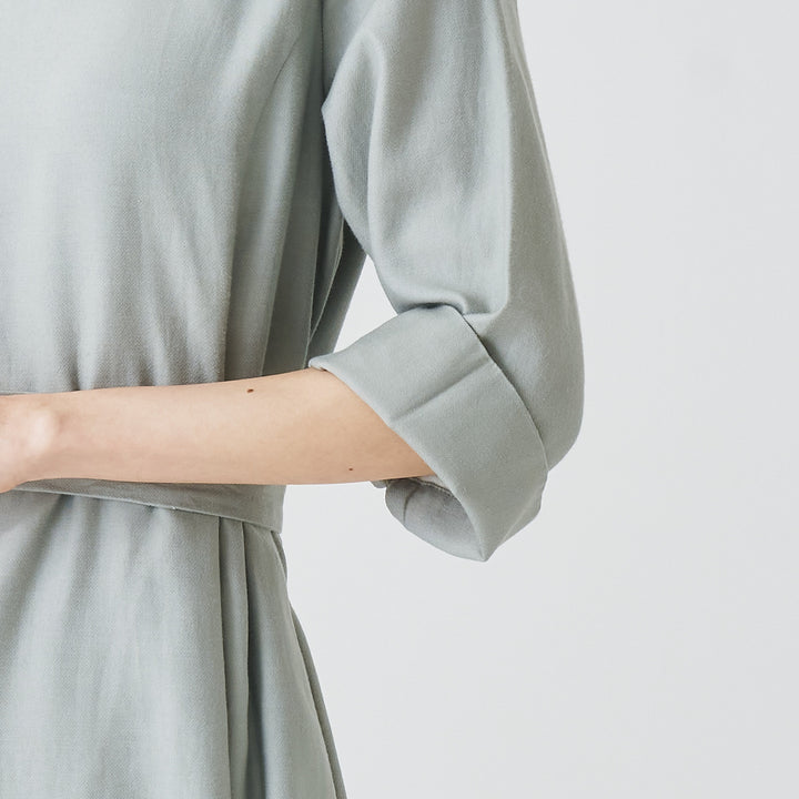 ふんわりコットンワンピース　フレア　M/Lサイズ　