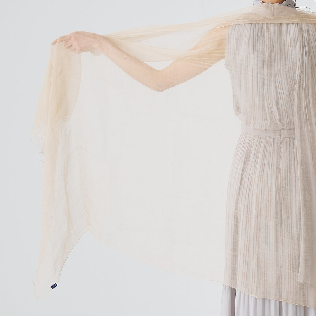 麻100％　大判ストール　R500 plain stole　