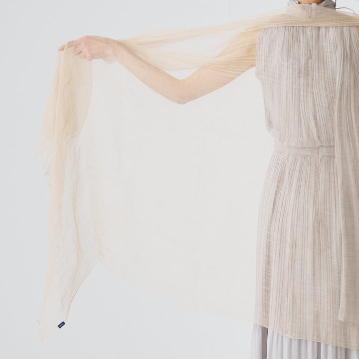 麻100％　大判ストール　R500 plain stole　