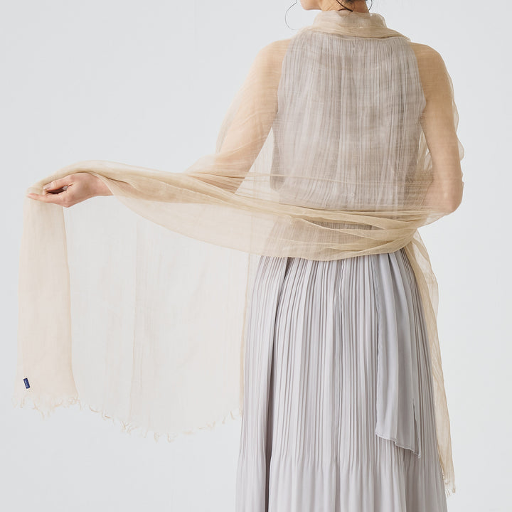 麻100％　大判ストール　R500 plain stole　