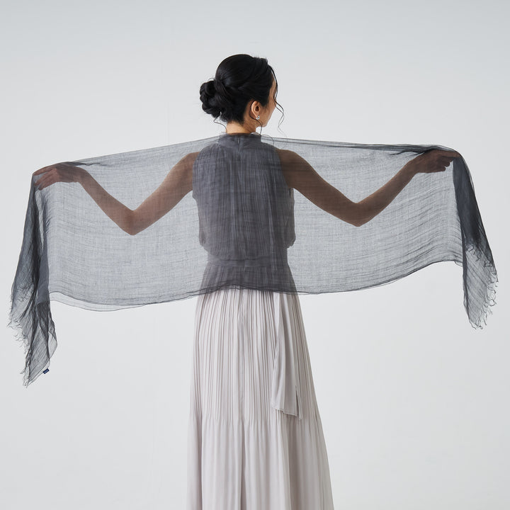 麻100％　大判ストール　R500 plain stole　