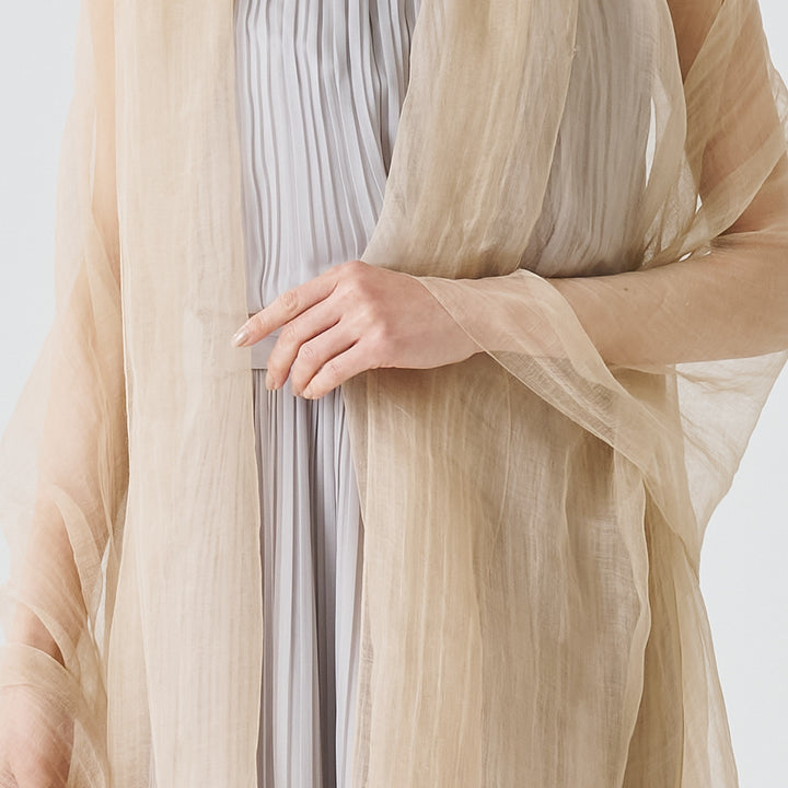 麻100％　大判ストール　R500 plain stole　
