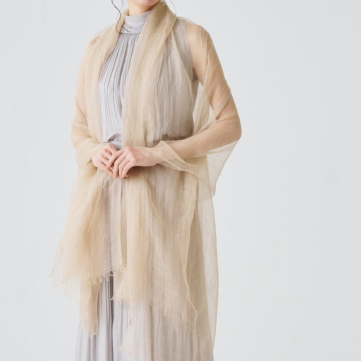 麻100％　大判ストール　R500 plain stole　