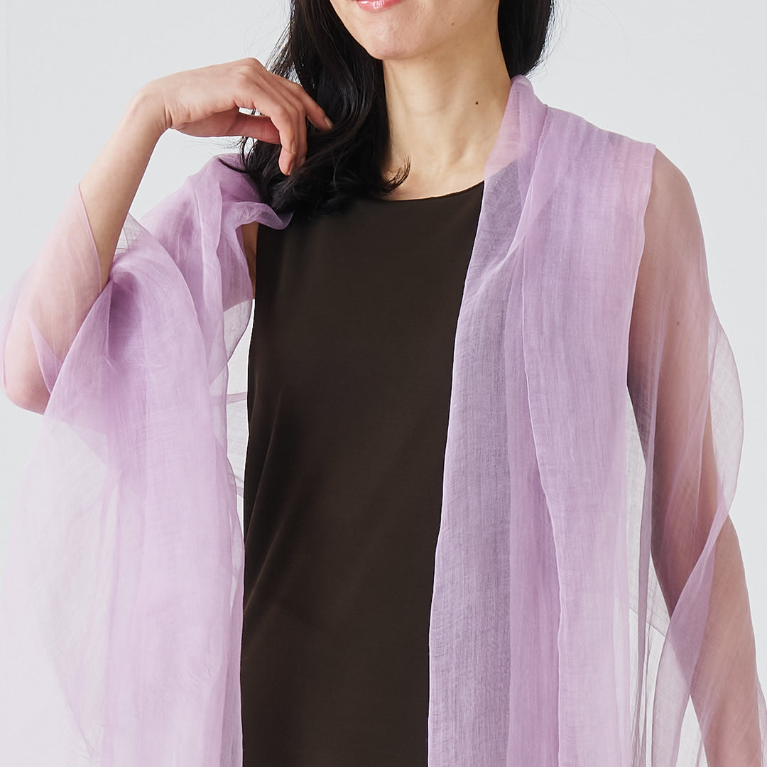 麻100％　大判ストール　R500 plain stole　
