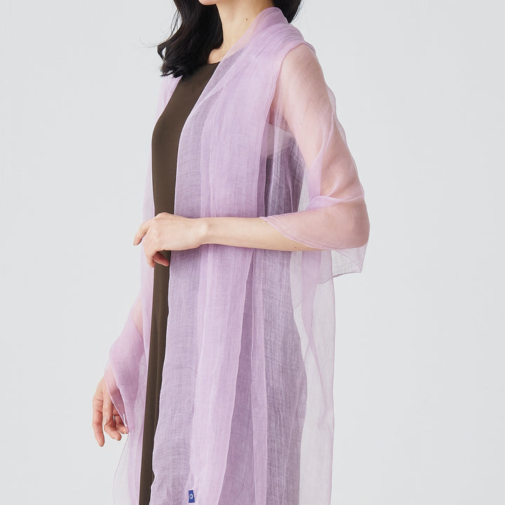 麻100％　大判ストール　R500 plain stole　
