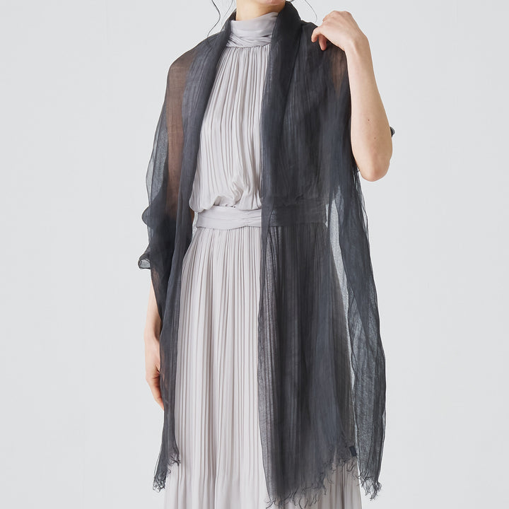 麻100％　大判ストール　R500 plain stole　