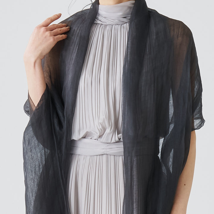 麻100％　大判ストール　R500 plain stole　