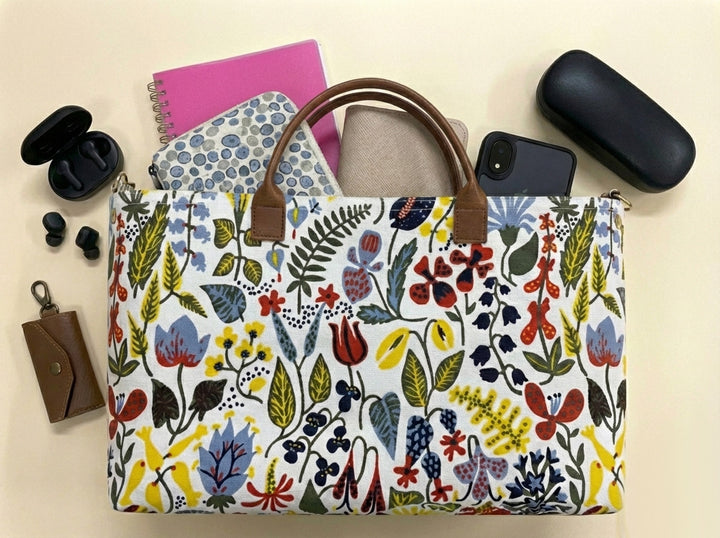 2wayバッグ　トートバッグ　ショルダーバッグ　ハーバリウム　　スティグリンドベリコラボ