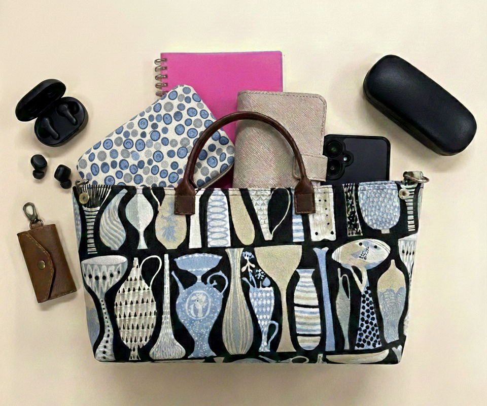 2wayバッグ　トートバッグ　ショルダーバッグ　ポテリー　スティグリンドベリコラボ