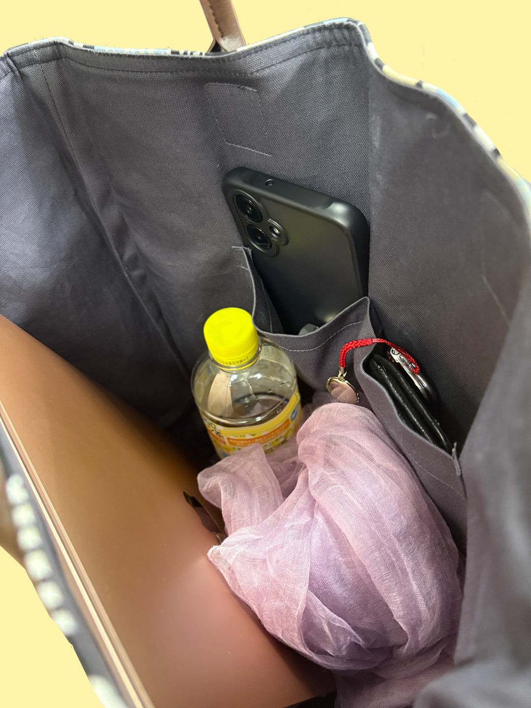 トートバッグ　ハーバリウム　ホワイト　スティグリンドベリコラボ