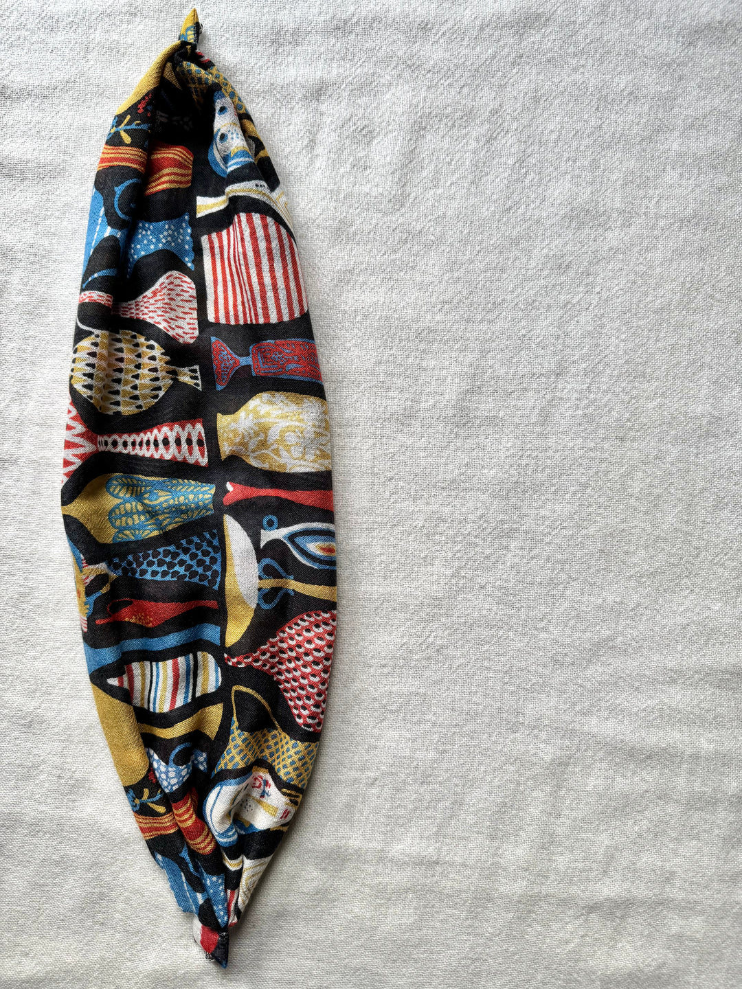 シルクカシミヤ　スティグリンドベリ第三弾コラボ　楽らくスカーフLink  ポテリー グレー