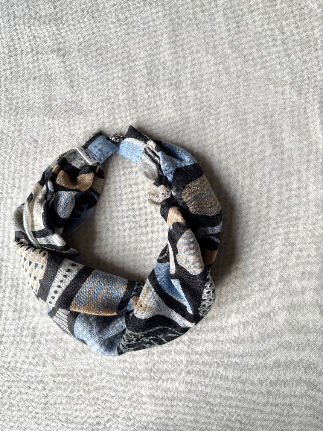 シルクカシミヤ　スティグリンドベリ第三弾コラボ　楽らくスカーフLink  ポテリー マルチカラー