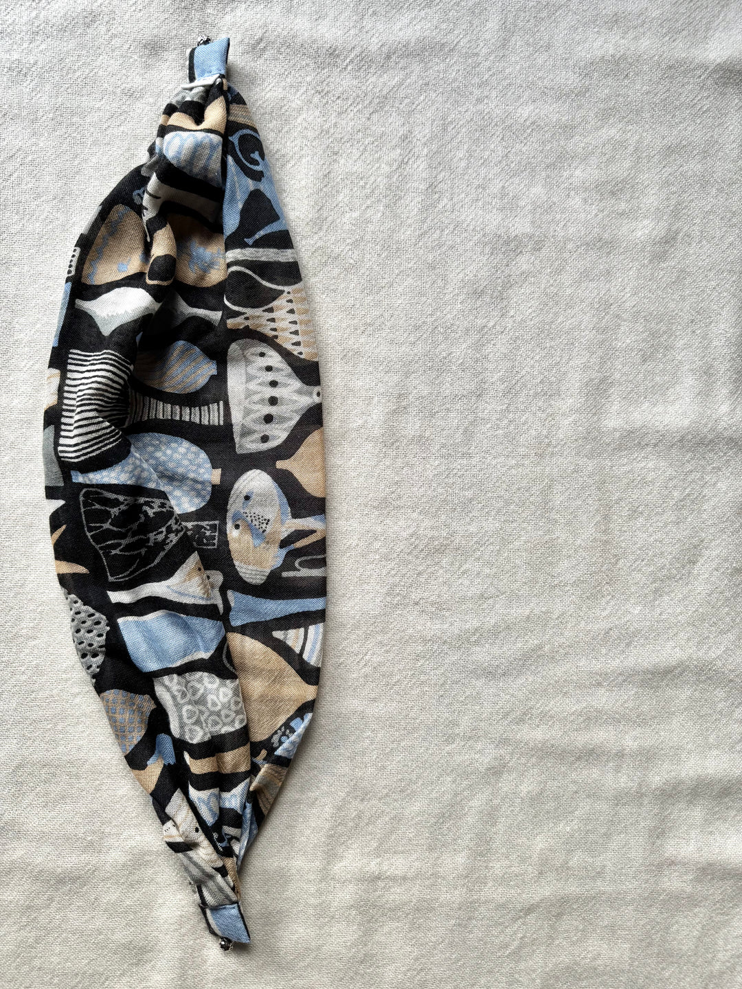 シルクカシミヤ　スティグリンドベリ第三弾コラボ　楽らくスカーフLink  ポテリー マルチカラー