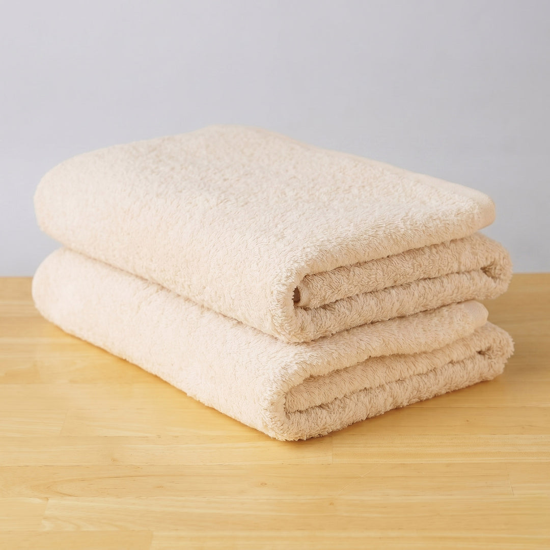 [セットでお得]　factory towel　バスタオル同色2枚セット