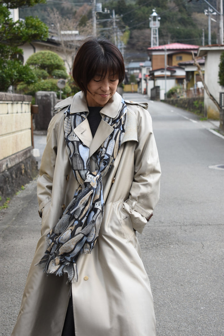 シルクカシミヤ　スティグリンドベリ第一弾コラボ　ポテリー gray