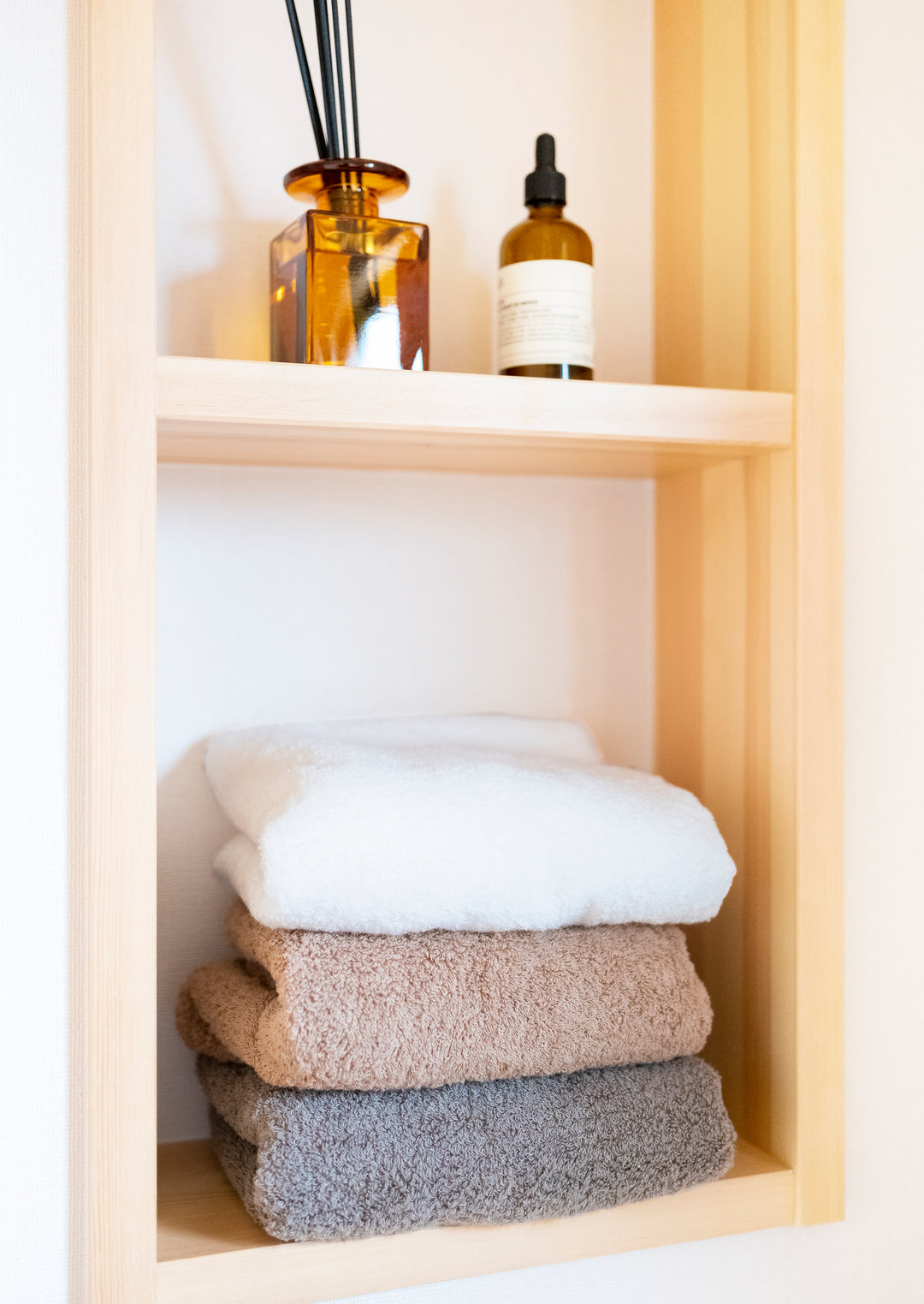 factory towel bath ブラウン